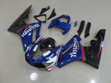 2009-2012 Bleu & Blanc Triumph Daytona 675 Carénage Moto