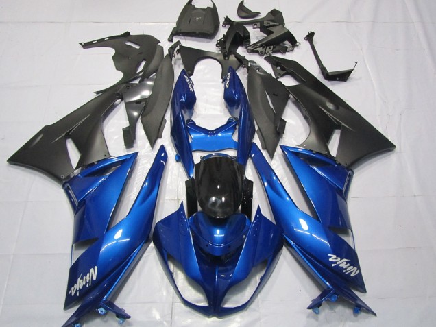 2009-2012 Bleu Brillant Kawasaki ZX6R Carénage Moto 2009-2012 Bleu Brillant Kawasaki ZX6R Carénage Moto