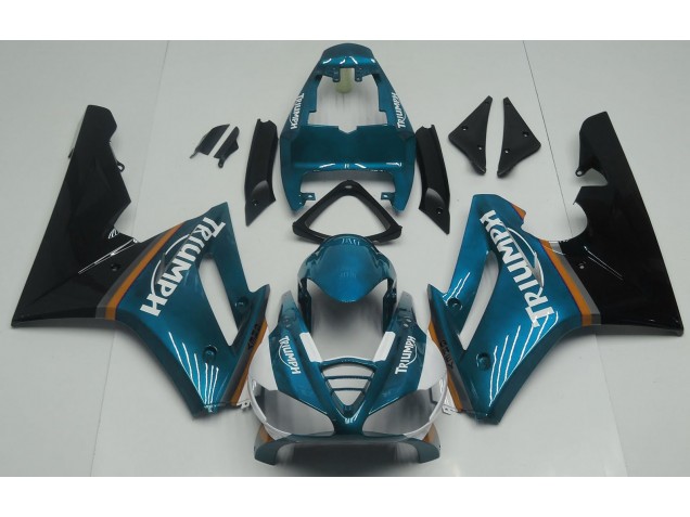 2009-2012 Bleu Clair Brillant Triumph Daytona 675 Carénage Moto 2009-2012 Bleu Clair Brillant Triumph Daytona 675 Carénage Moto