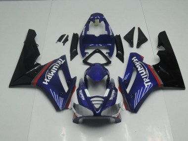 2009-2012 Bleu & Rouge Brillant Triumph Daytona 675 Carénage Moto