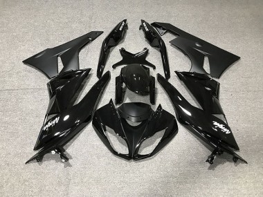 2009-2012 Noir Brillant Kawasaki ZX6R Carénage Moto