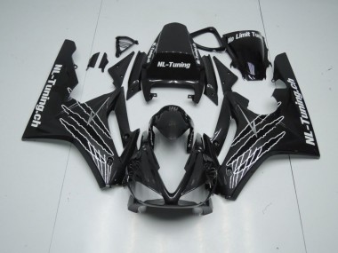 2009-2012 Noir Brillant (Personnalisé) Triumph Daytona 675 Carénage Moto