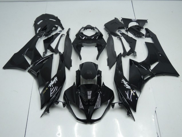 2009-2012 Noir Total Brillant Kawasaki ZX6R Carénage Moto 2009-2012 Noir Total Brillant Kawasaki ZX6R Carénage Moto