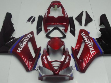 2009-2012 Rouge Brillant Triumph Daytona 675 Carénage Moto