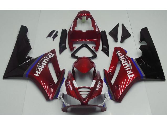2009-2012 Rouge Brillant Triumph Daytona 675 Carénage Moto 2009-2012 Rouge Brillant Triumph Daytona 675 Carénage Moto