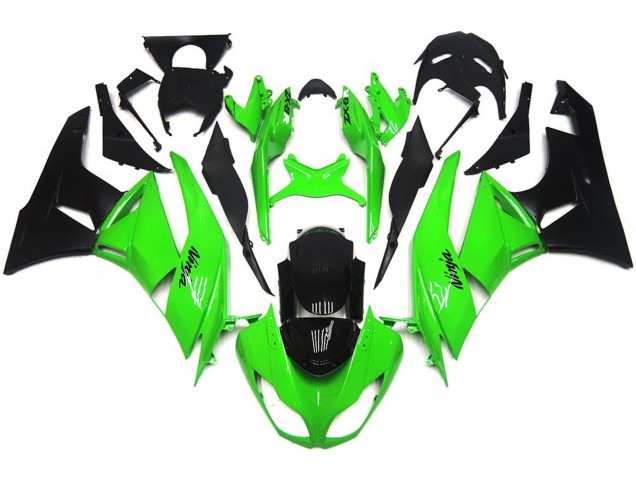 2009-2012 Vert Brillant Intense Kawasaki ZX6R Carénage Moto 2009-2012 Vert Brillant Intense Kawasaki ZX6R Carénage Moto