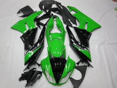 2009-2012 Vert Noir Kawasaki ZX6R Carénage Moto