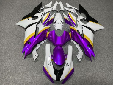 2009-2012 Étoile Noire Mate & Dorée Honda CBR600RR Carénage Moto