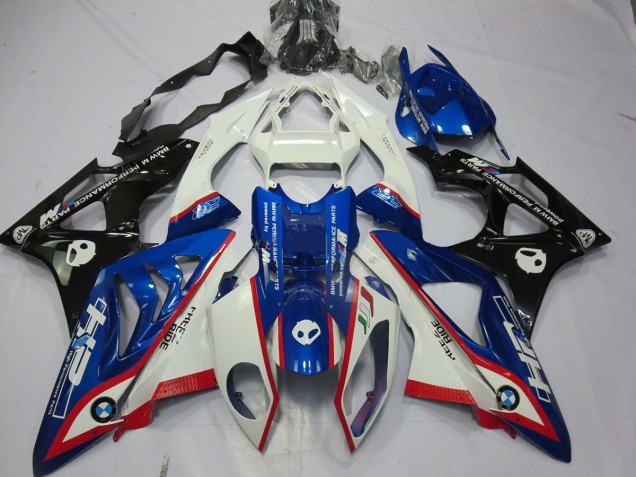 2009-2014 Alien Bleu & Blanc BMW S1000RR Carénage Moto 2009-2014 Alien Bleu & Blanc BMW S1000RR Carénage Moto