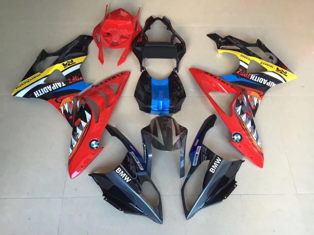2009-2014 Alien Bleu & Blanc BMW S1000RR Carénage Moto 2009-2014 Alien Bleu & Blanc BMW S1000RR Carénage Moto