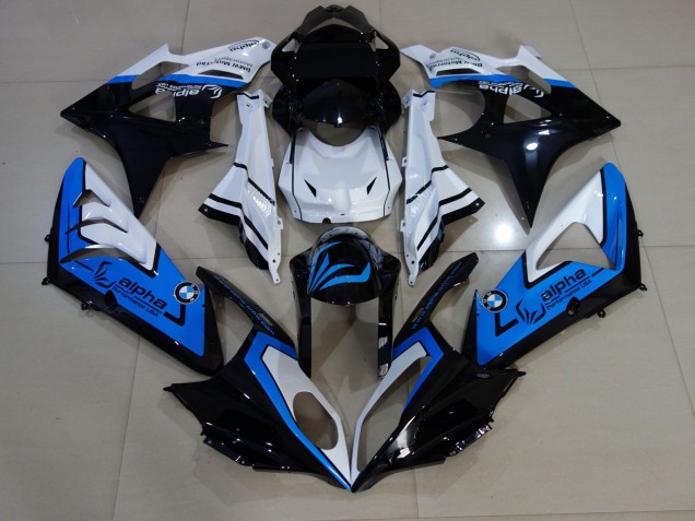 2009-2014 Alien Bleu & Blanc BMW S1000RR Carénage Moto 2009-2014 Alien Bleu & Blanc BMW S1000RR Carénage Moto