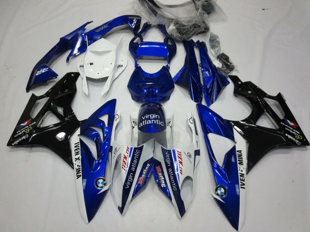 2009-2014 Alien Bleu & Blanc BMW S1000RR Carénage Moto 2009-2014 Alien Bleu & Blanc BMW S1000RR Carénage Moto