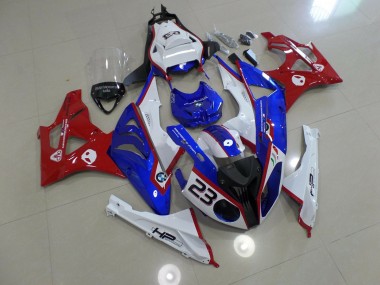2009-2014 Alien Bleu & Blanc BMW S1000RR Carénage Moto