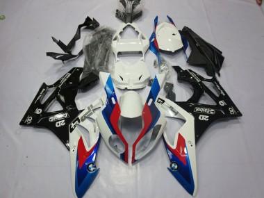 2009-2014 Alien Bleu & Blanc BMW S1000RR Carénage Moto