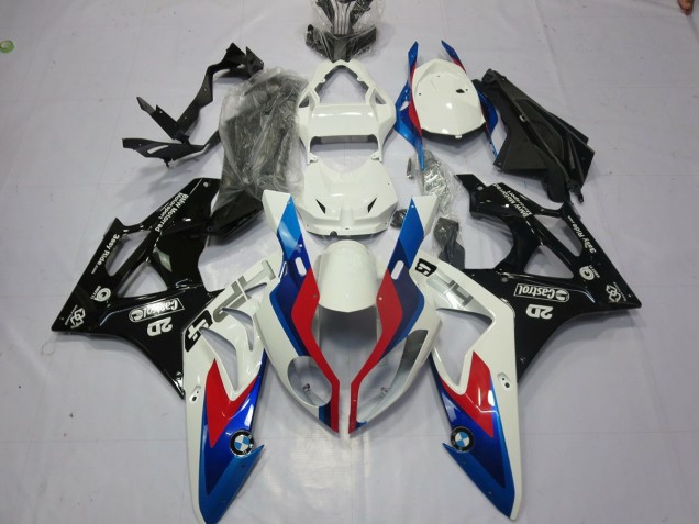 2009-2014 Alien Bleu & Blanc BMW S1000RR Carénage Moto 2009-2014 Alien Bleu & Blanc BMW S1000RR Carénage Moto