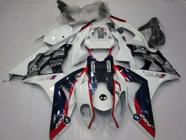2009-2014 Alien Bleu & Blanc BMW S1000RR Carénage Moto