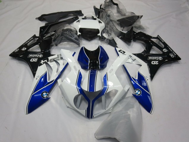 2009-2014 Alien Bleu & Blanc BMW S1000RR Carénage Moto 2009-2014 Alien Bleu & Blanc BMW S1000RR Carénage Moto
