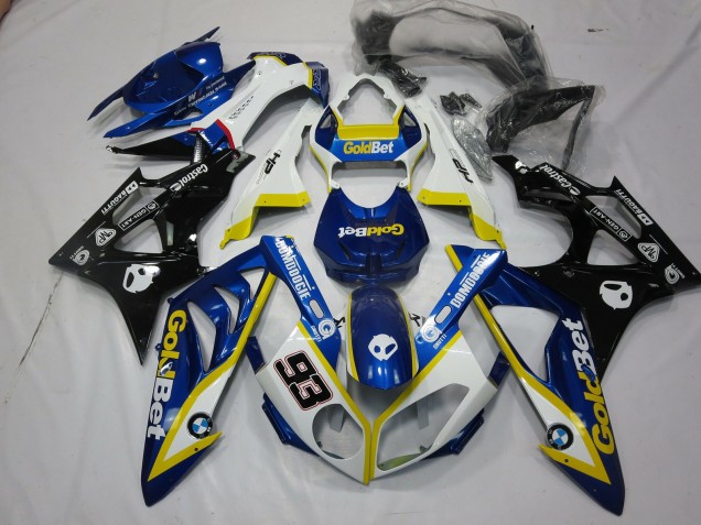 2009-2014 Alien Bleu & Blanc BMW S1000RR Carénage Moto 2009-2014 Alien Bleu & Blanc BMW S1000RR Carénage Moto