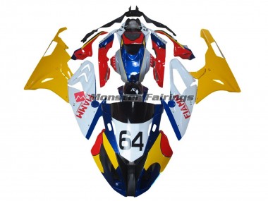 2009-2014 Alien Bleu & Blanc BMW S1000RR Carénage Moto