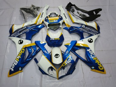 2009-2014 Alien Bleu & Blanc BMW S1000RR Carénage Moto