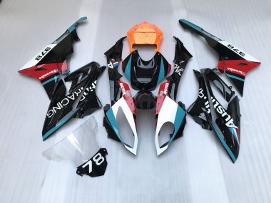 2009-2014 Alien Bleu & Blanc BMW S1000RR Carénage Moto