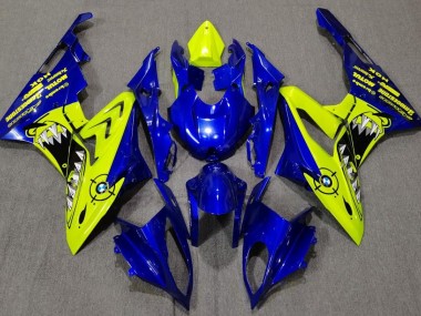 2009-2014 Alien Bleu & Blanc BMW S1000RR Carénage Moto