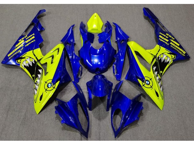 2009-2014 Alien Bleu & Blanc BMW S1000RR Carénage Moto 2009-2014 Alien Bleu & Blanc BMW S1000RR Carénage Moto