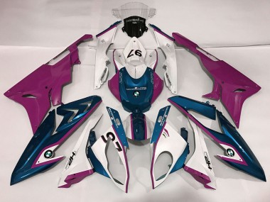 2009-2014 Alien Bleu & Blanc BMW S1000RR Carénage Moto