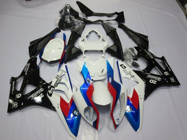 2009-2014 Alien Bleu & Blanc BMW S1000RR Carénage Moto 2009-2014 Alien Bleu & Blanc BMW S1000RR Carénage Moto