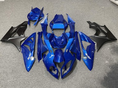 2009-2014 Alien Bleu & Blanc BMW S1000RR Carénage Moto
