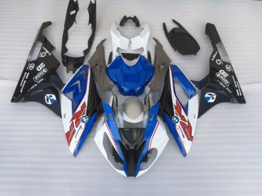 2009-2014 Alien Bleu & Blanc BMW S1000RR Carénage Moto