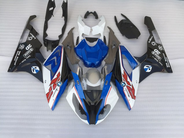 2009-2014 Alien Bleu & Blanc BMW S1000RR Carénage Moto 2009-2014 Alien Bleu & Blanc BMW S1000RR Carénage Moto