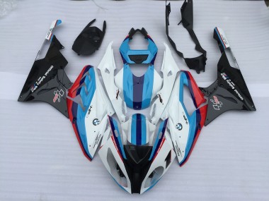 2009-2014 Alien Bleu & Blanc BMW S1000RR Carénage Moto