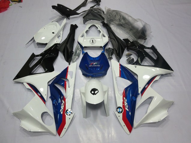 2009-2014 Alien Bleu & Blanc BMW S1000RR Carénage Moto 2009-2014 Alien Bleu & Blanc BMW S1000RR Carénage Moto
