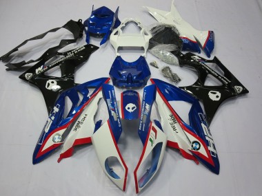 2009-2014 Alien Bleu & Blanc BMW S1000RR Carénage Moto