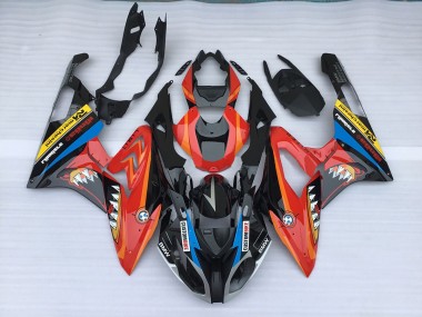 2009-2014 Alien Bleu & Blanc BMW S1000RR Carénage Moto