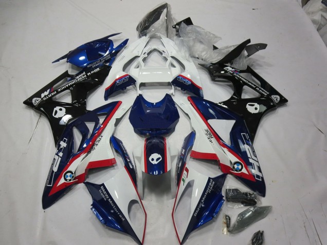2009-2014 Alien Bleu & Blanc BMW S1000RR Carénage Moto 2009-2014 Alien Bleu & Blanc BMW S1000RR Carénage Moto