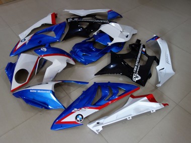 2009-2014 Alien Bleu & Blanc BMW S1000RR Carénage Moto