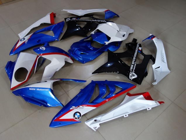 2009-2014 Alien Bleu & Blanc BMW S1000RR Carénage Moto 2009-2014 Alien Bleu & Blanc BMW S1000RR Carénage Moto