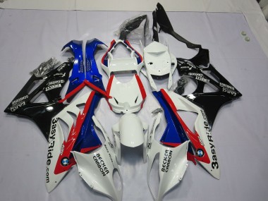 2009-2014 Alien Bleu & Blanc BMW S1000RR Carénage Moto
