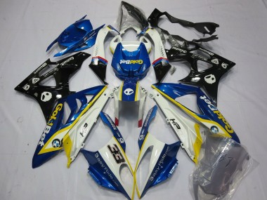 2009-2014 Alien Bleu & Blanc BMW S1000RR Carénage Moto