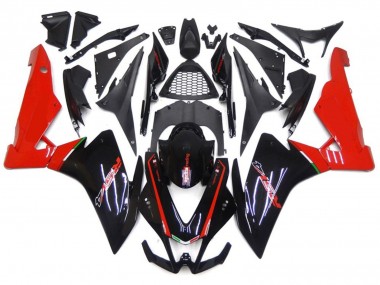 2010-2015 Rouge & Noir Aprilia RSV4 1000 Carénage Moto