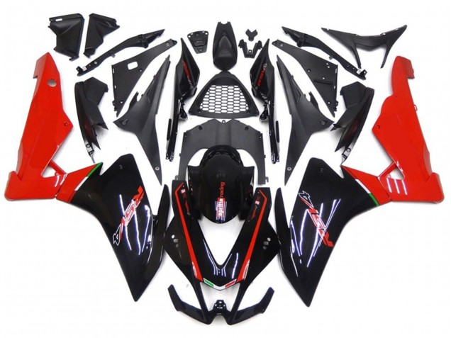 2010-2015 Rouge & Noir Aprilia RSV4 1000 Carénage Moto 2010-2015 Rouge & Noir Aprilia RSV4 1000 Carénage Moto