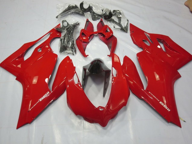 2011-2014 Rouge Brillant Uni Ducati 1199 Carénage Moto 2011-2014 Rouge Brillant Uni Ducati 1199 Carénage Moto