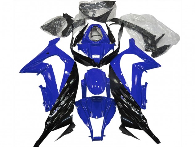 2011-2015 Bleu Brillant & Noir Kawasaki ZX10R Carénage Moto 2011-2015 Bleu Brillant & Noir Kawasaki ZX10R Carénage Moto