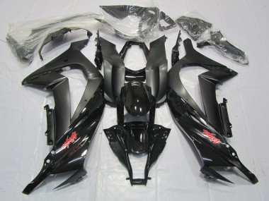 2011-2015 Noir Mat Brillant Kawasaki ZX10R Carénage Moto