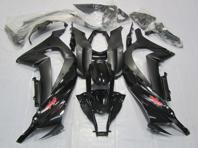 2011-2015 Noir Mat Brillant Kawasaki ZX10R Carénage Moto 2011-2015 Noir Mat Brillant Kawasaki ZX10R Carénage Moto