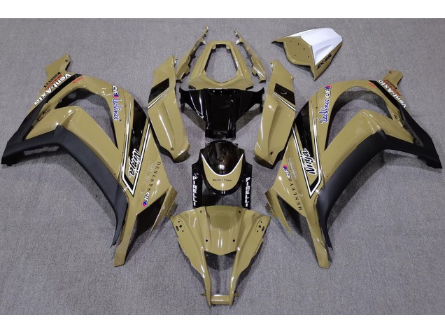 2011-2015 OEM Style Désert Tan Kawasaki ZX10R Carénage Moto 2011-2015 OEM Style Désert Tan Kawasaki ZX10R Carénage Moto