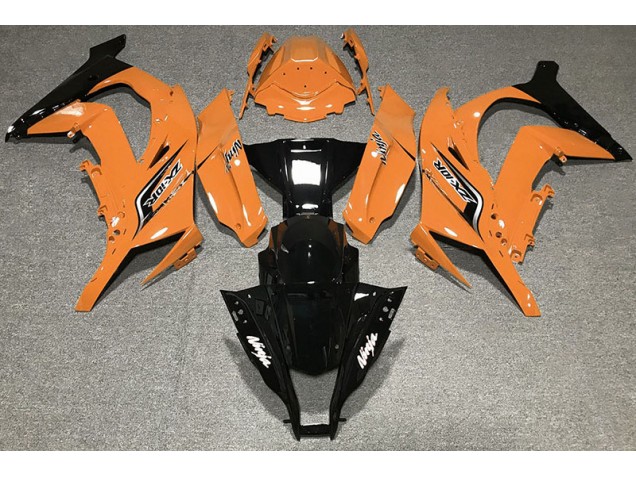 2011-2015 Orange Brillant & Logos Kawasaki ZX10R Carénage Moto 2011-2015 Orange Brillant & Logos Kawasaki ZX10R Carénage Moto