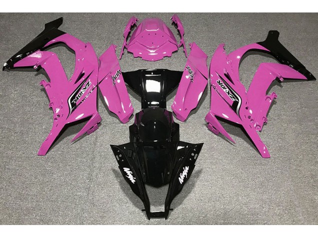 2011-2015 Rose Brillant & Logos Kawasaki ZX10R Carénage Moto 2011-2015 Rose Brillant & Logos Kawasaki ZX10R Carénage Moto